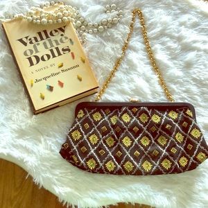 Stunning beaded Talbots evening bag.